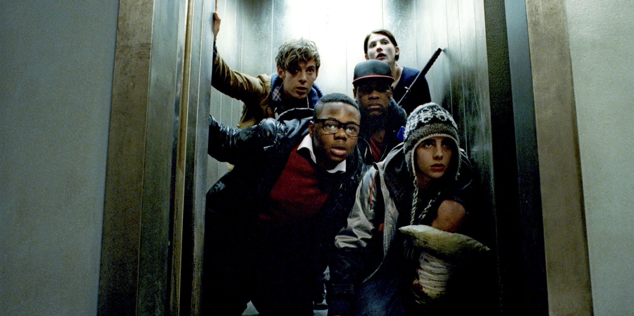 The kids in the elevator in Attack the Block (2011)