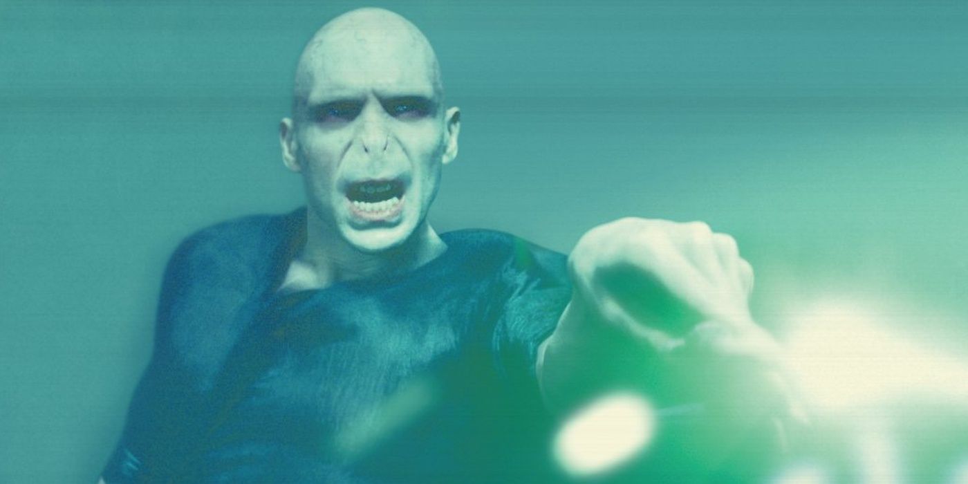 Voldemort cast Avada Kedavra in Harry Potter