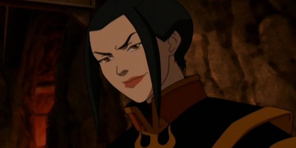 Azula in Avatar: The Last Airbender smirking