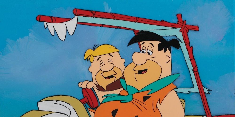 Barney and Fred The Flintstones