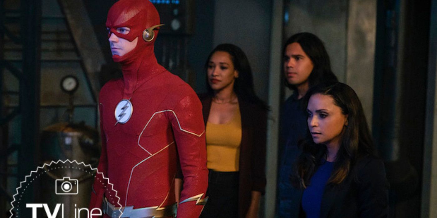 Barry Allen The Flash Season 6 Costume with Team Flash