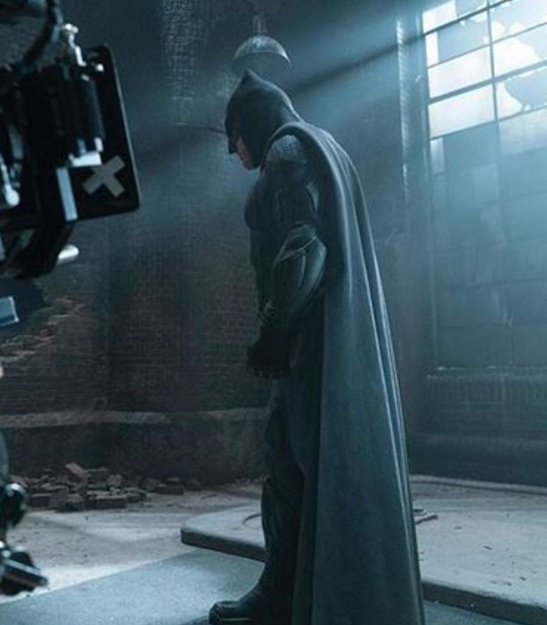 Ben Affleck Batman BTS Shot Vertical