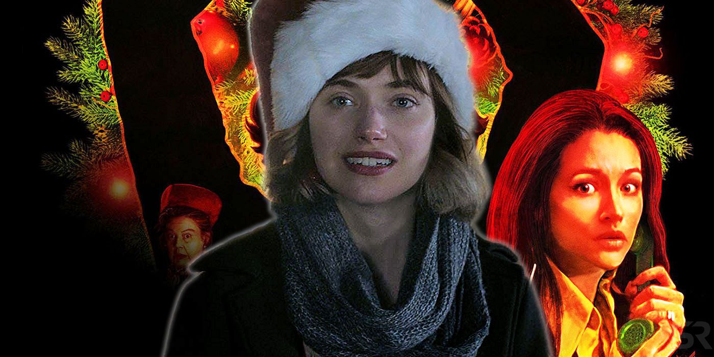 Black Christmas Imogen Poots and 1974 Movie Poster