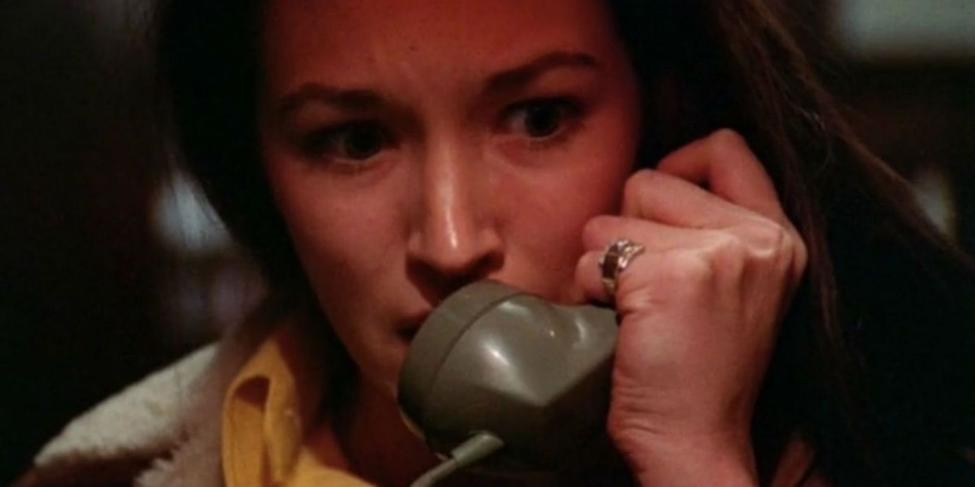 Black Christmas Olivia Hussey on the phone