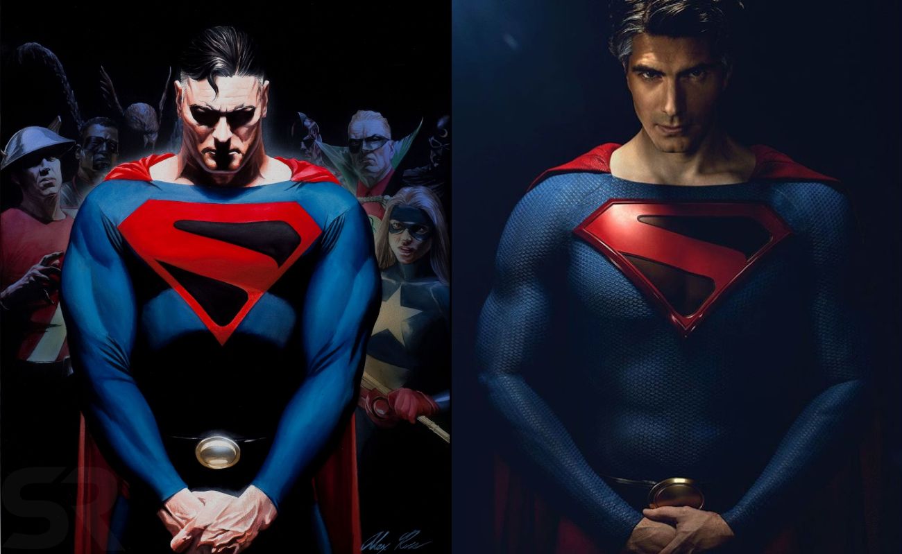 Brandon Routh Kingdom Come Superman Pose