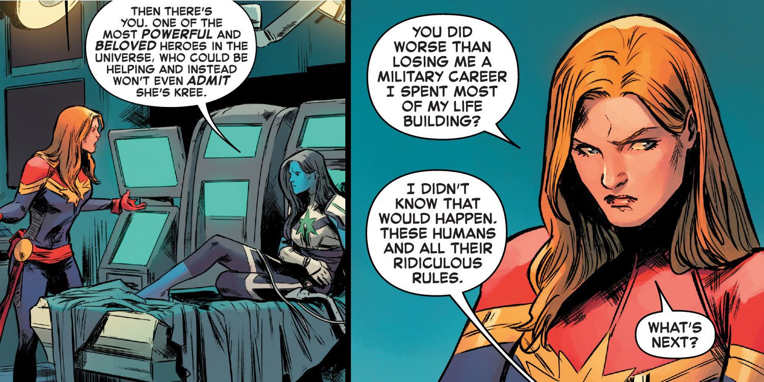 Captain Marvel Comic Minerva Confession