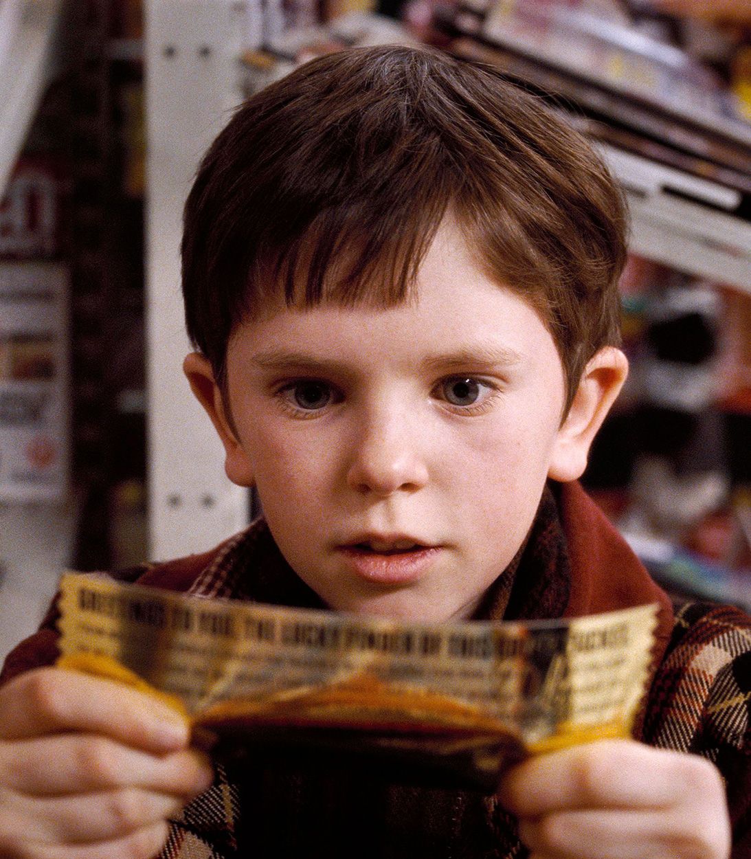 Charlie and the Chocolate Factory Freddie Highmore vertical
