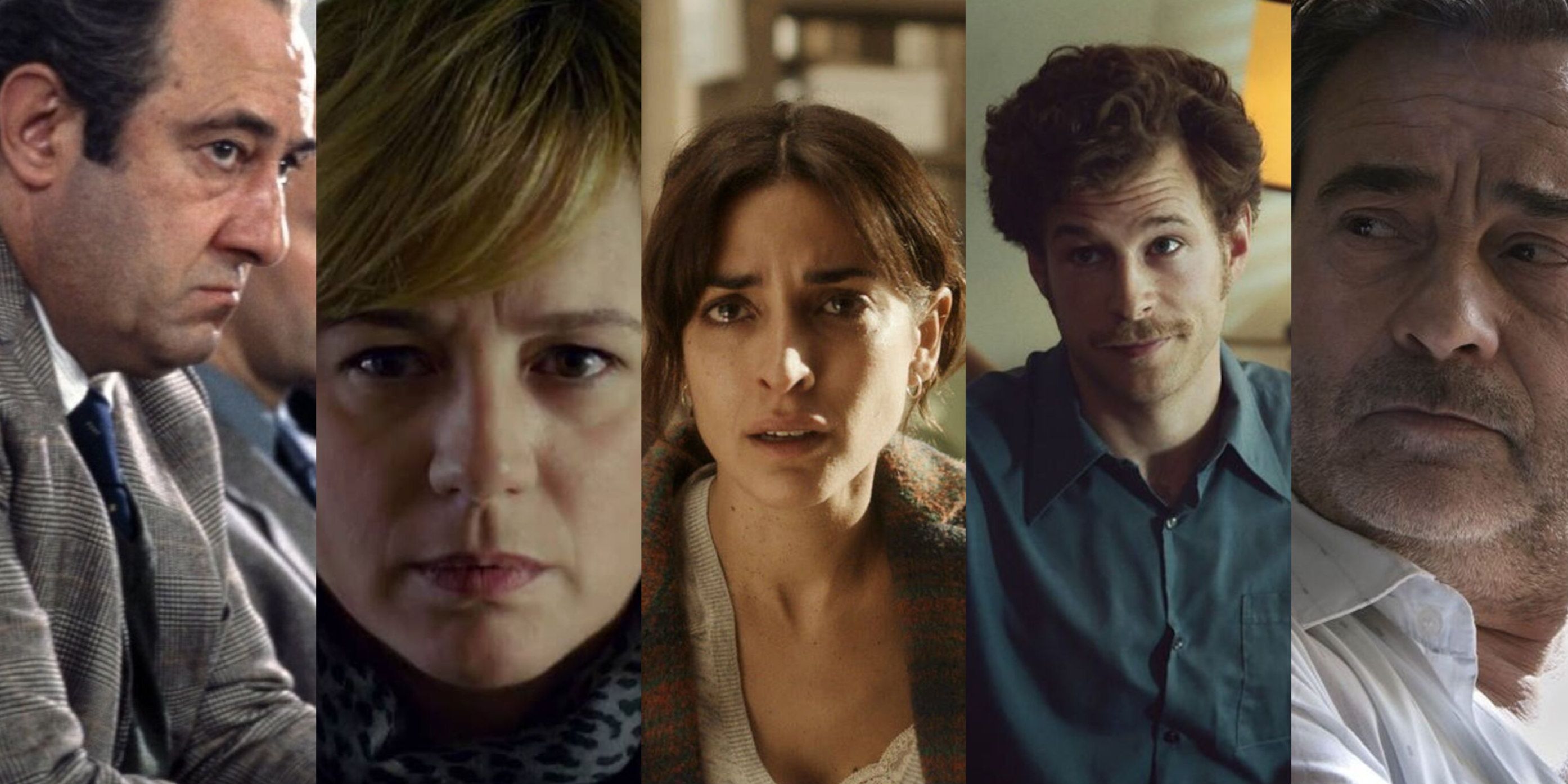 Split images of Criminal: Spain Netflix Cast members