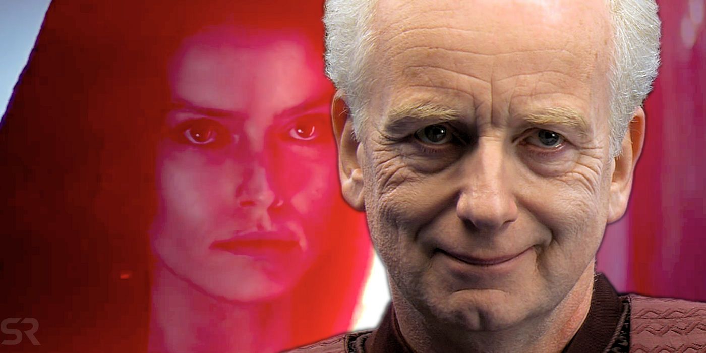 Dark Rey in Star Wars The Rise of Skywalker With Emperor Palpatine