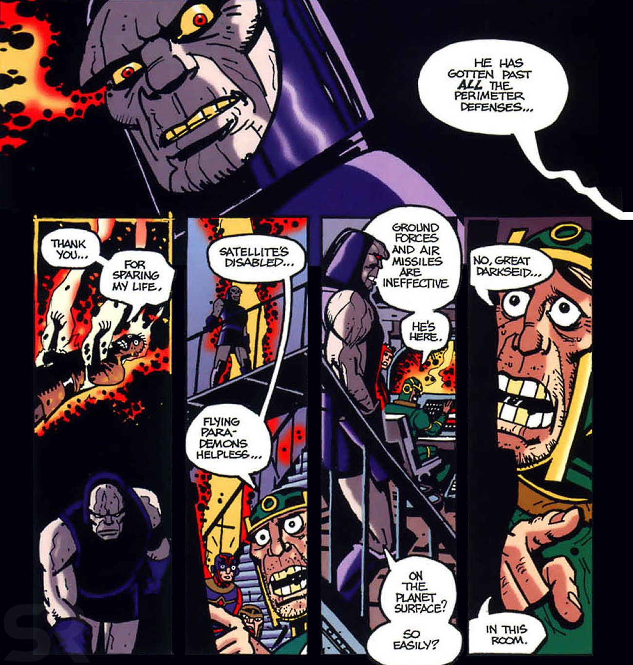 Darkseid Christmas Comic
