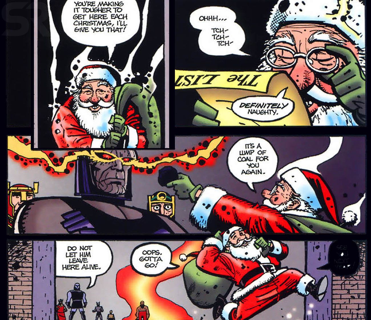 Darkseid Santa Claus Comic