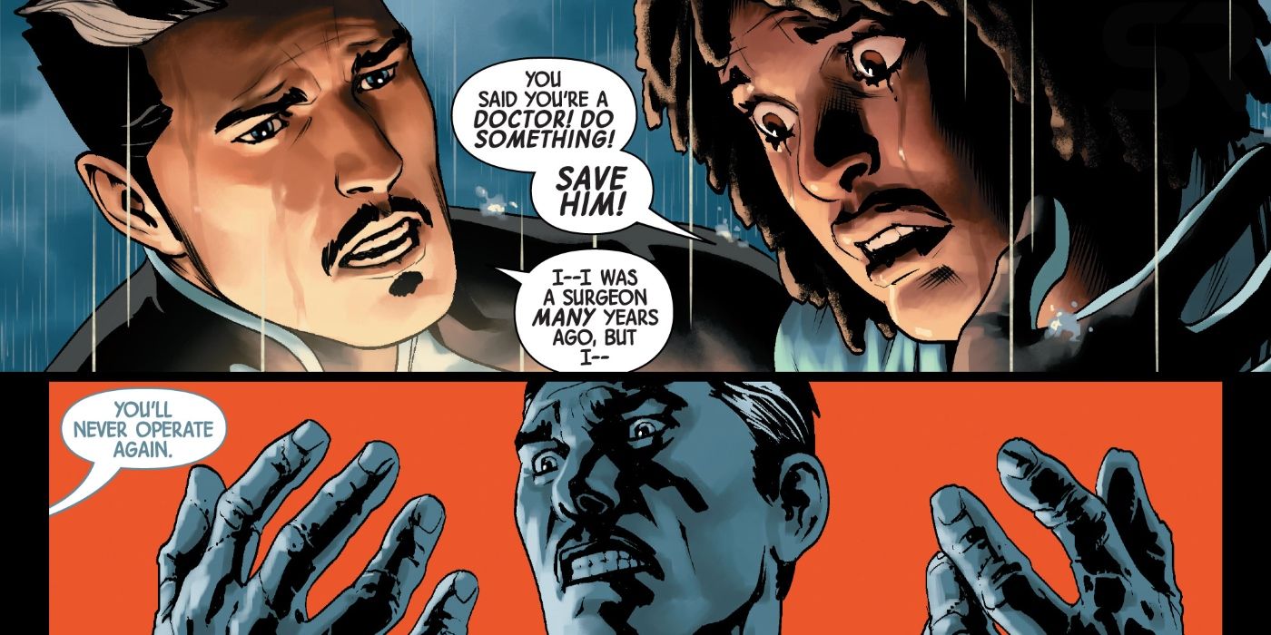 Doctor Strange Comic Broken Hands
