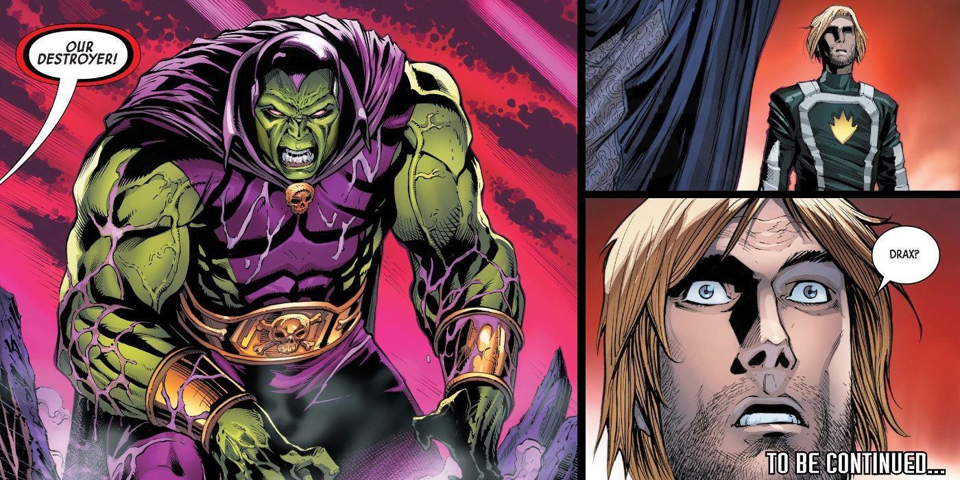 Drax Returns in Guardians Galaxy Comic