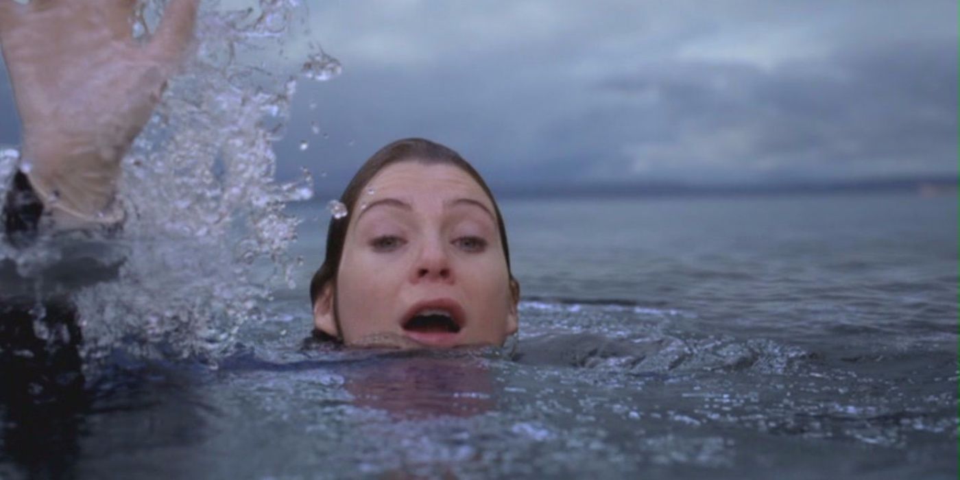 A woman drowning in Grey's Anatomy