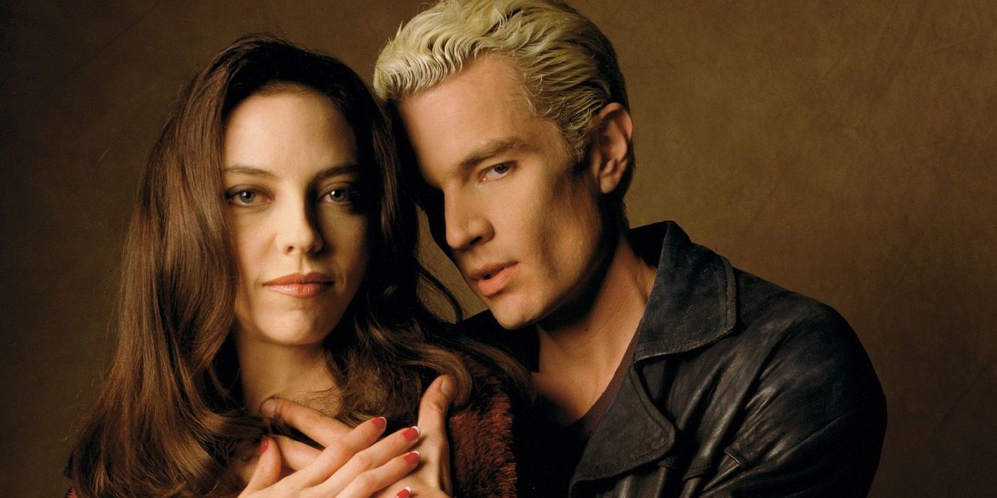 Drusilla and Spike in a promo photo for Buffy the Vampire Slayer