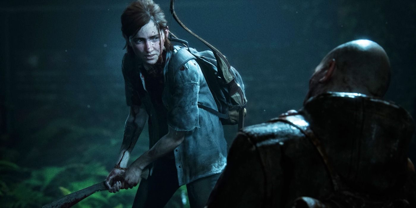 Ellie The Last of Us Part II Fighting Bad Guy Cover