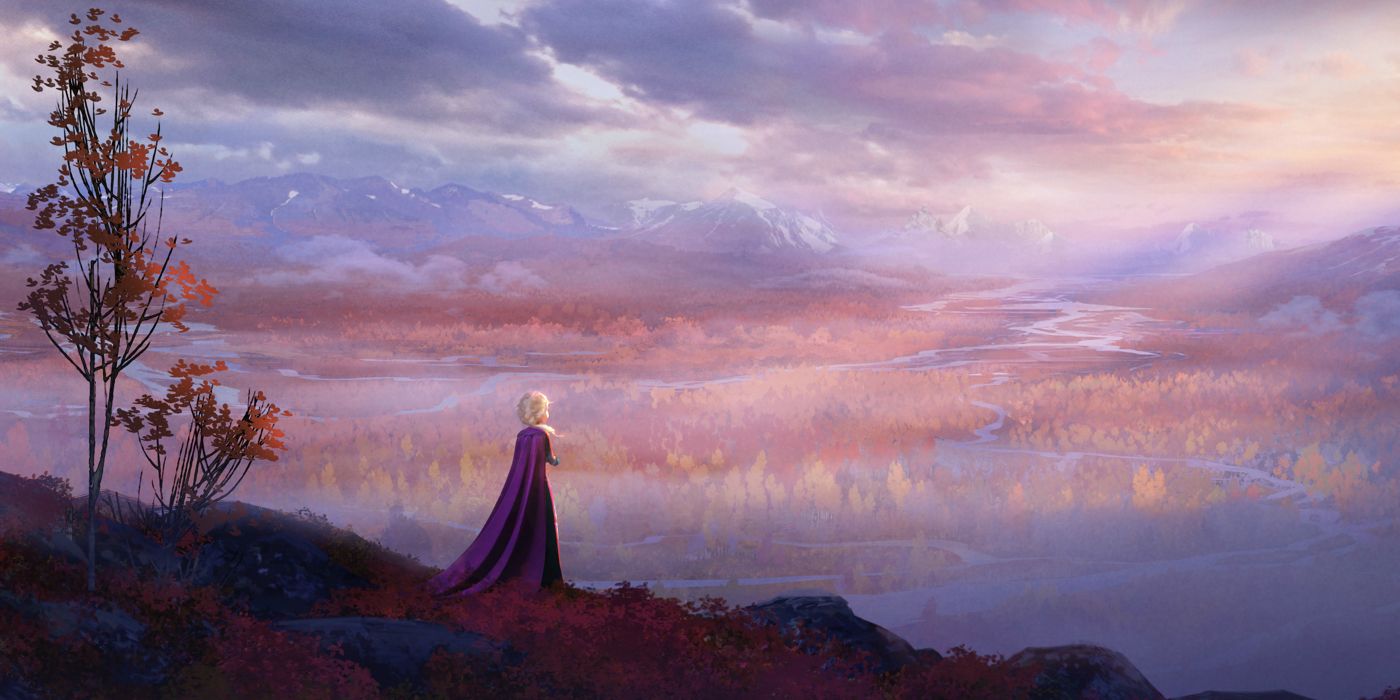 Elsa in Frozen 2 Art