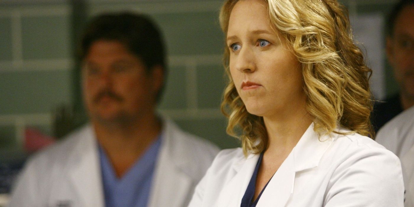 Brooke Smith como Hahn no hospital em Grey's Anatomy