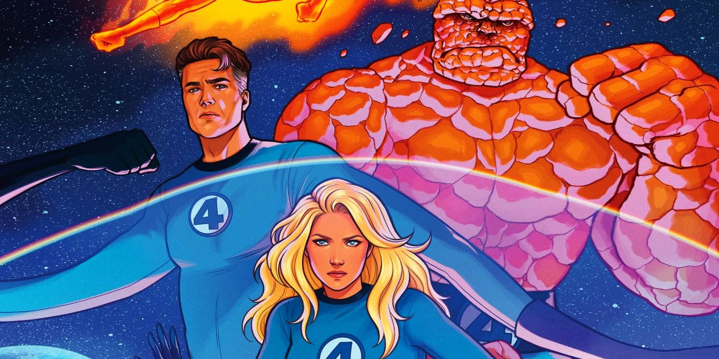 Fantastic Four Team Comic Cover Art