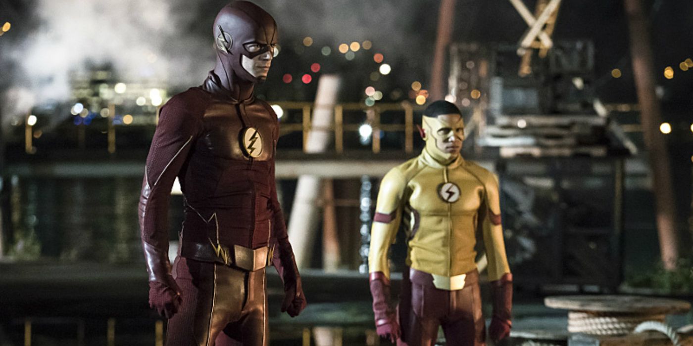 Barry travels in time during the Flashpoint in The Flash