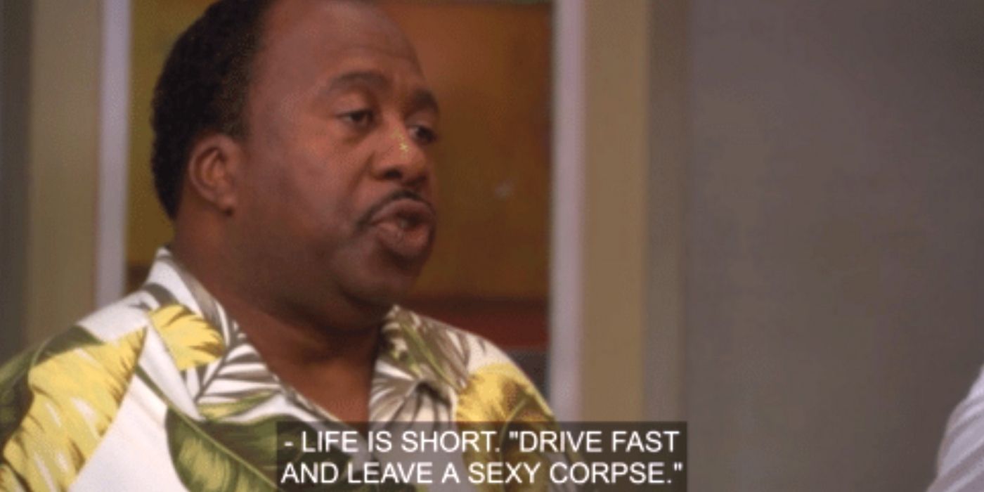 Florida Stanley talking about living fast on The Office