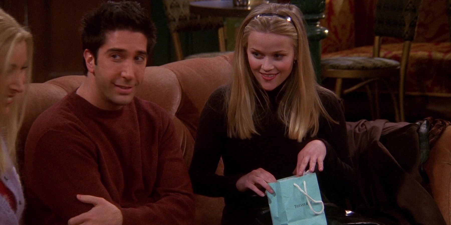 Reese Witherspoon as Rachel's sister in Friends