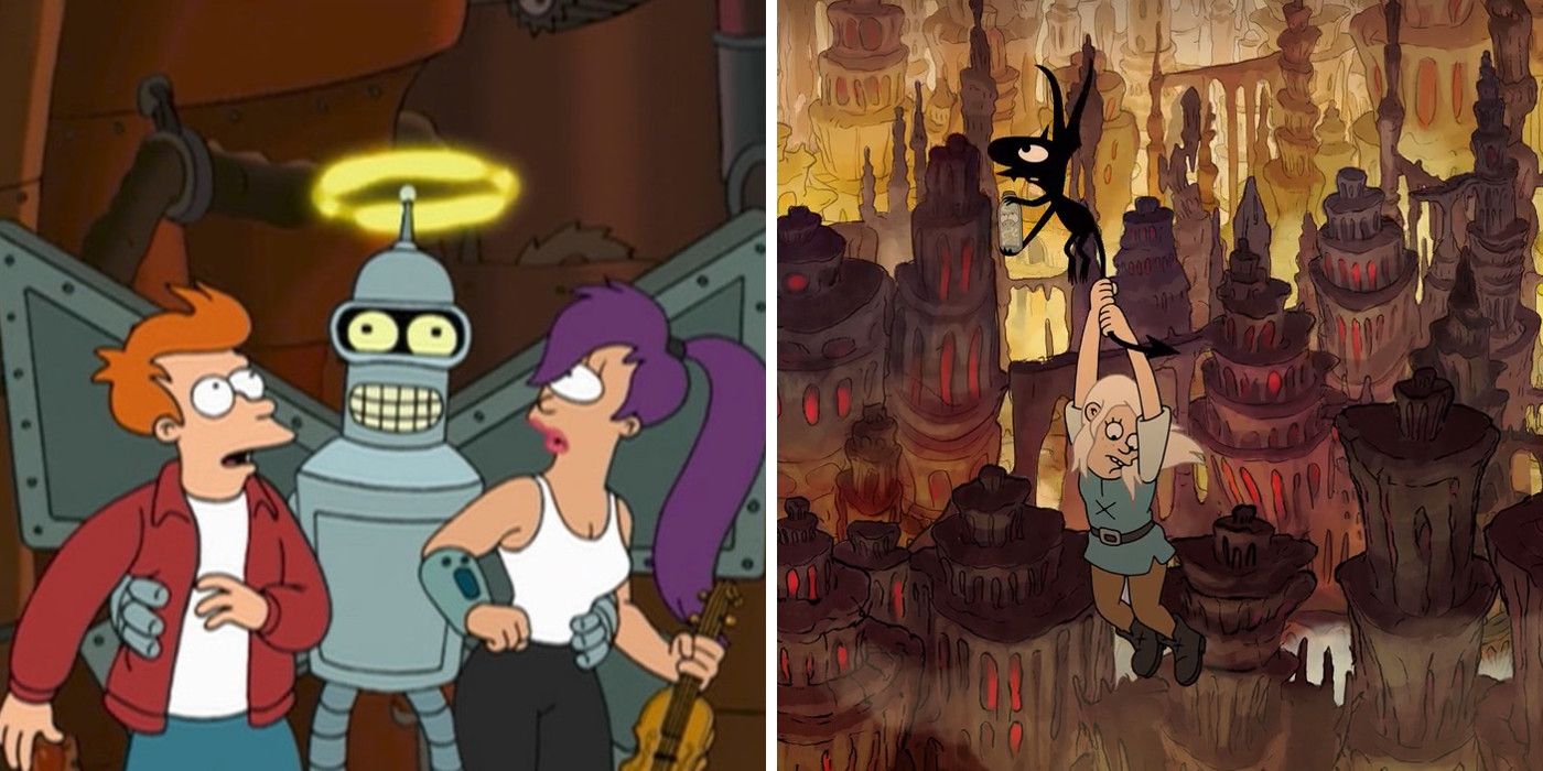 Futrama and Disenchantment Escape From Hell