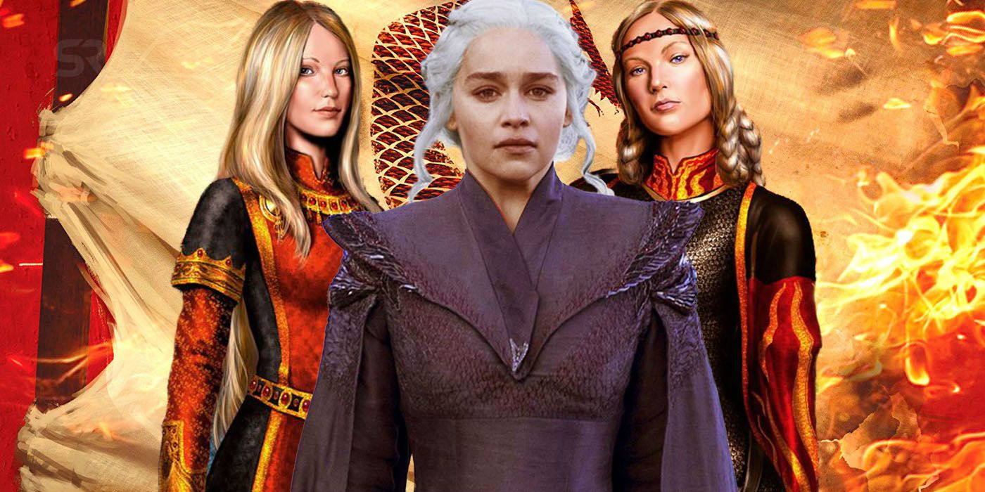 Game of Thrones Daenerys Rhaenya Visenya Targaryen