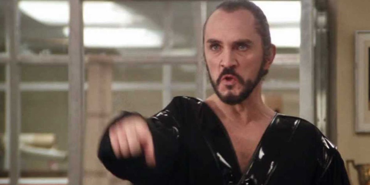 General Zod ordering people to kneel in Superman II