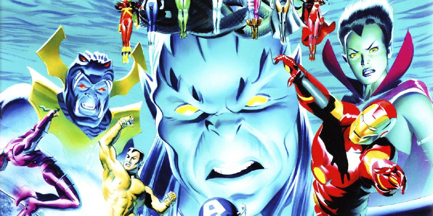 Ghaur attacks Atlantis in Marvel Comics anel
