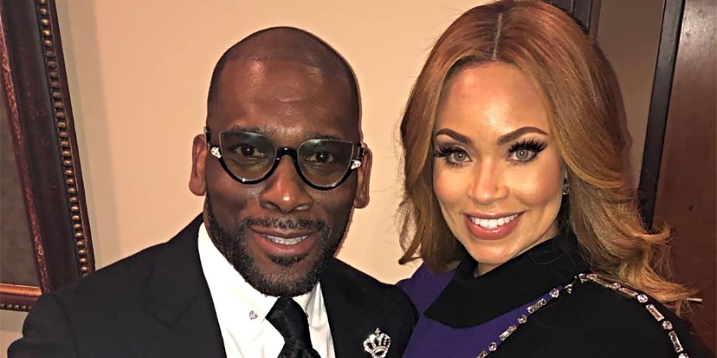 Gizelle Bryant and Jamal Bryant posing together in The Real Housewives of Potomac