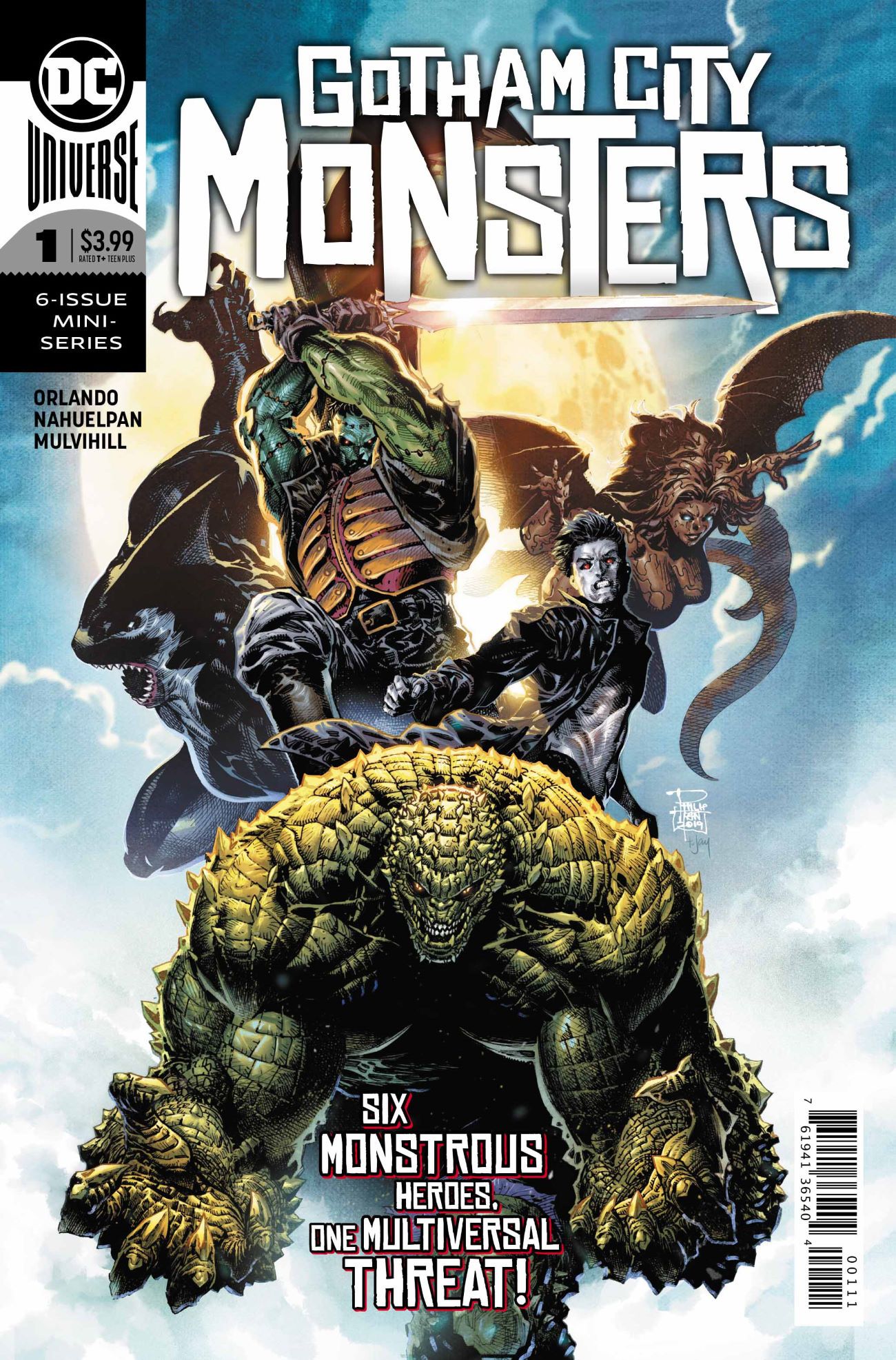 Gotham City Monsters Comic Cover