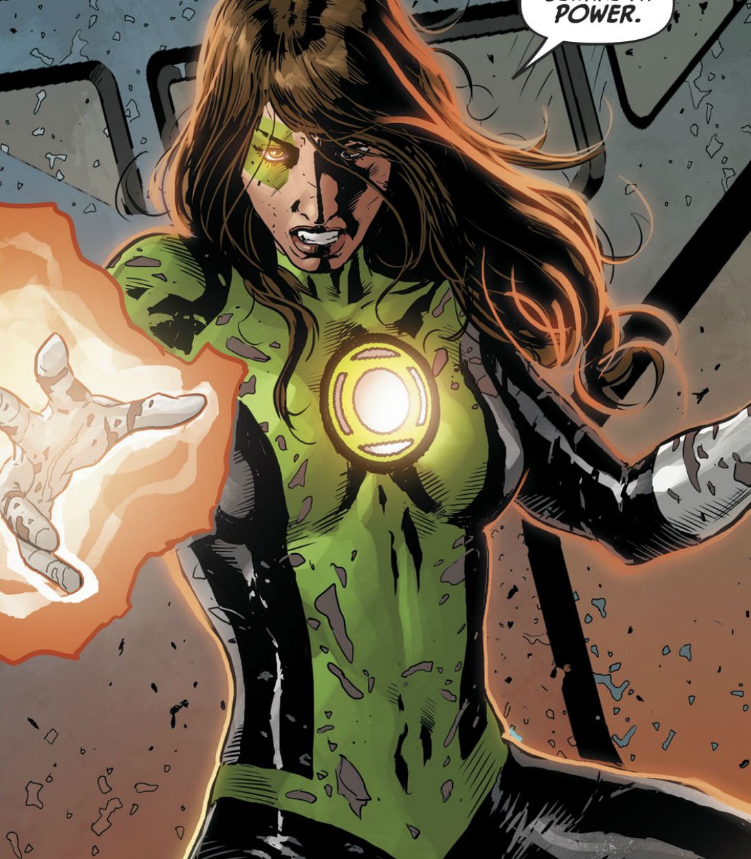 Green Lantern Jessica Cruz Omega Beams Vertical