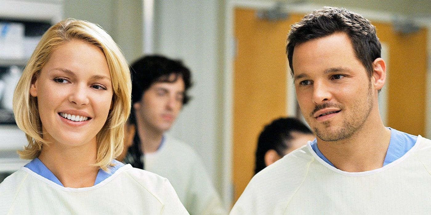 Izzie Stevens and Alex Karev in Grey's Anatomy.