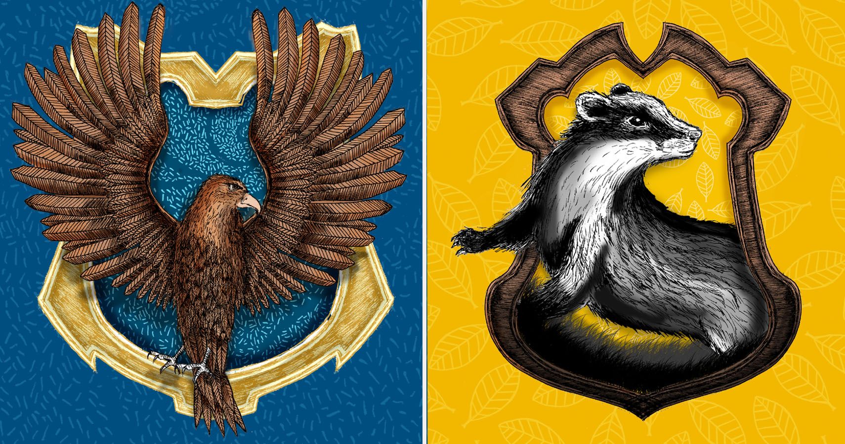 Harry Potter Hogwarts Houses Ravenclaw Hufflepuff Gryffindor 