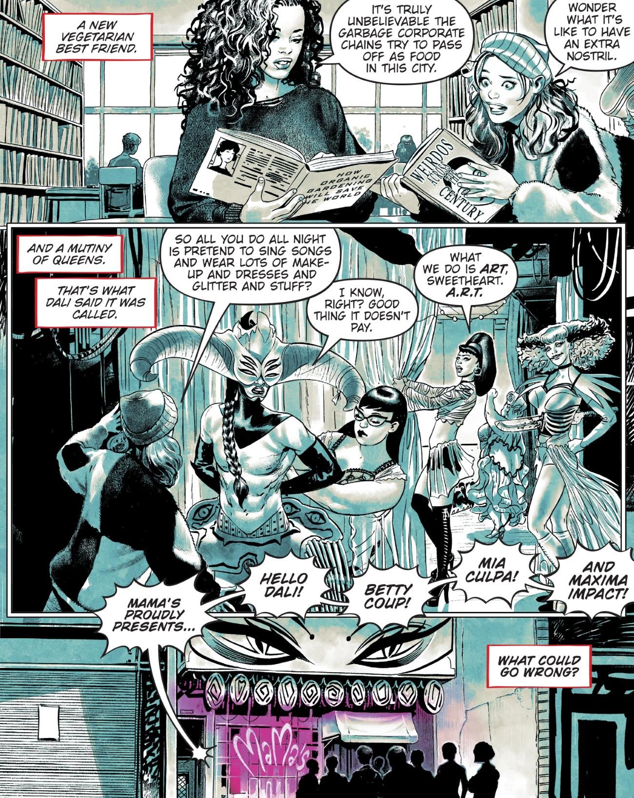 Harley Quinn Breaking Glass Drag Queen