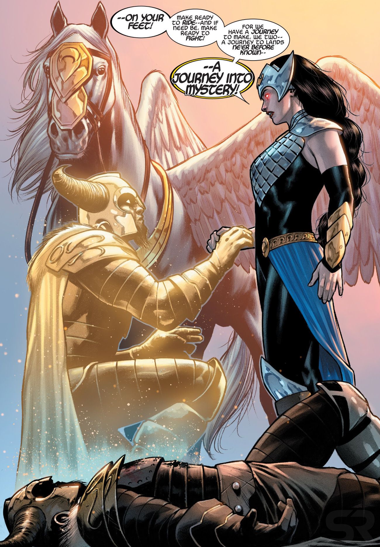 Heimdall Ghost Rising Valkyrie Comic