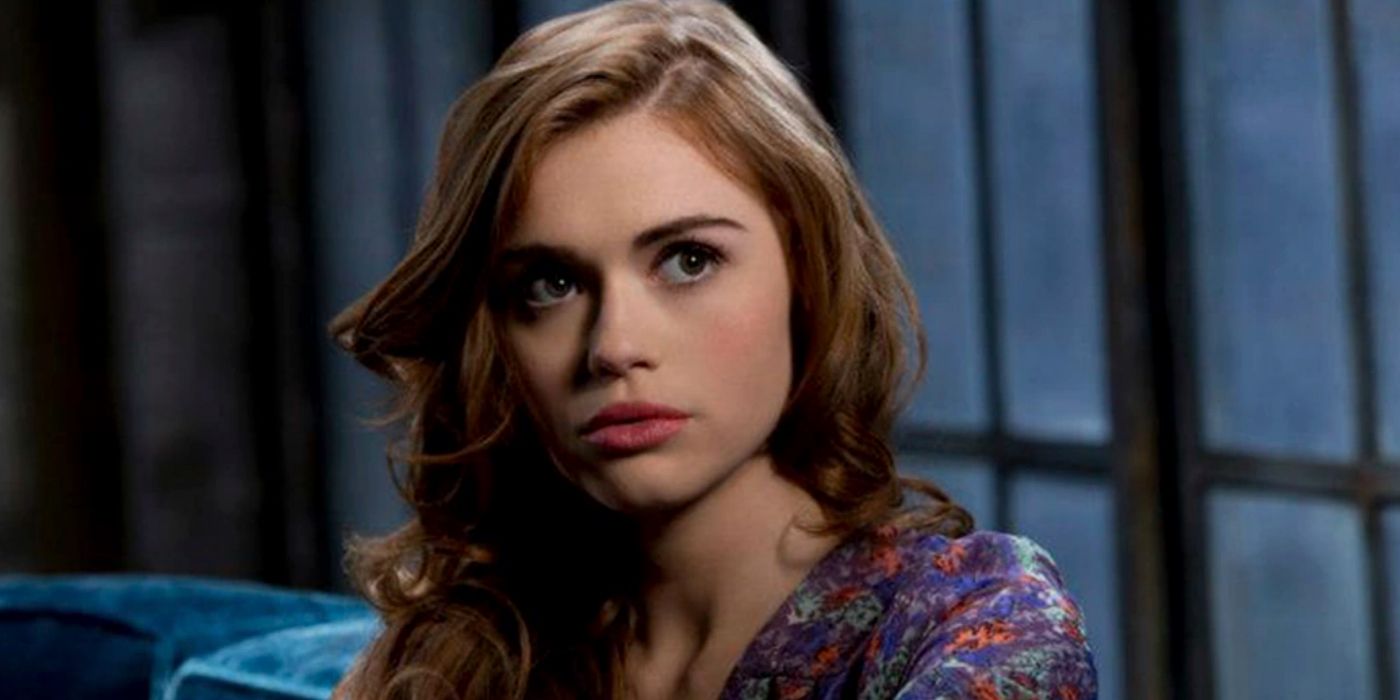 Lydia Martin stares ahead in a promotional image for Teen Wolf