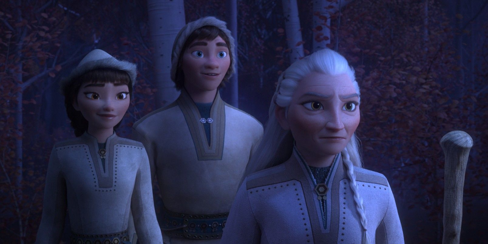 Honeymaren, Ryer, and Yelana in Frozen 2