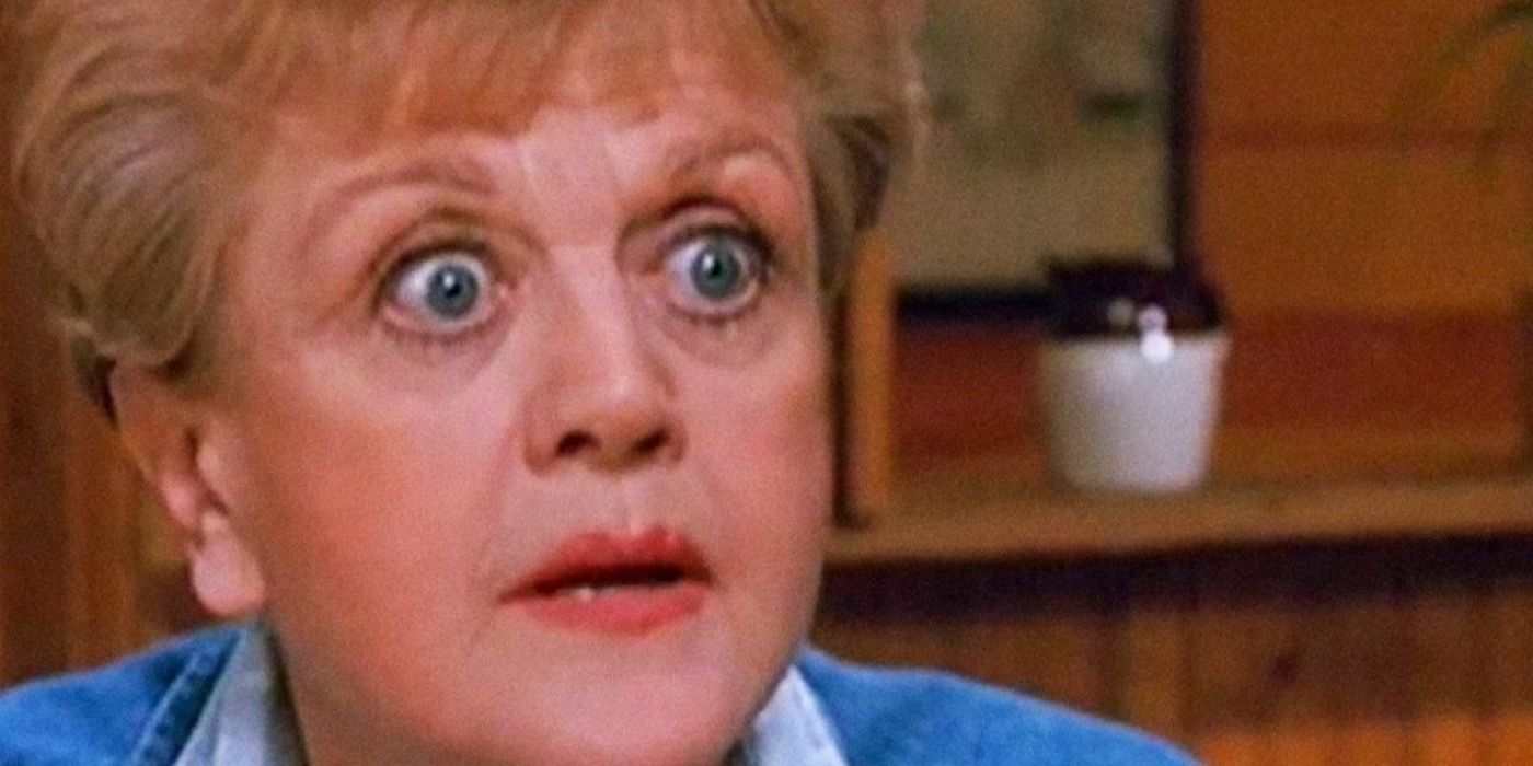 Jessica Fletcher is surprised in Murder, She Wrote
