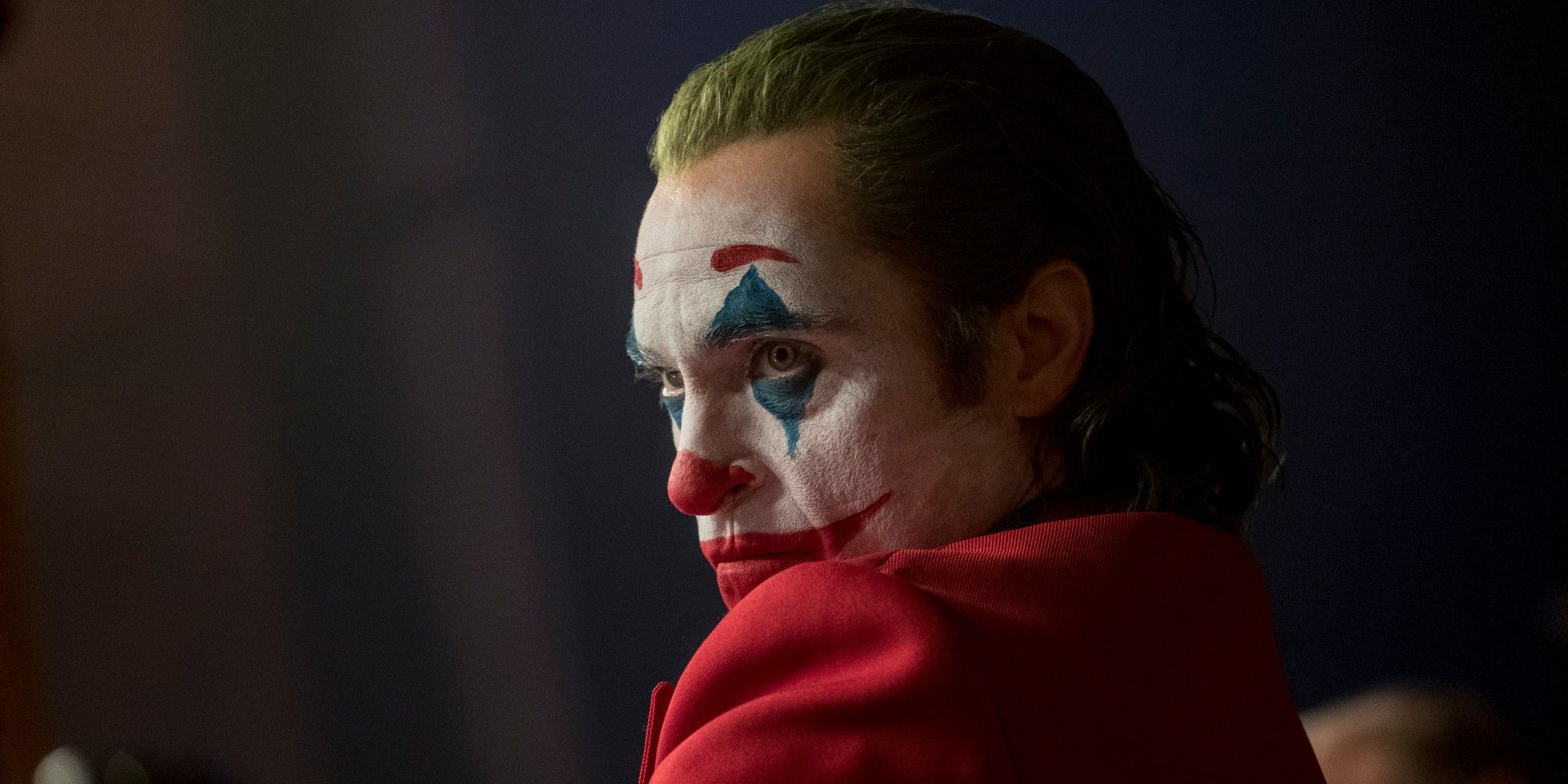 Joaquin Phoenix in Joker makeup