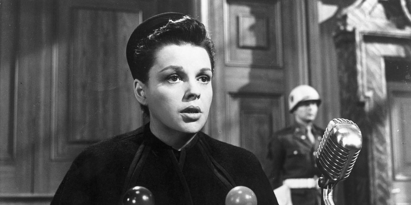 Judy Garland giving testitmony In Judgment At Nuremberg