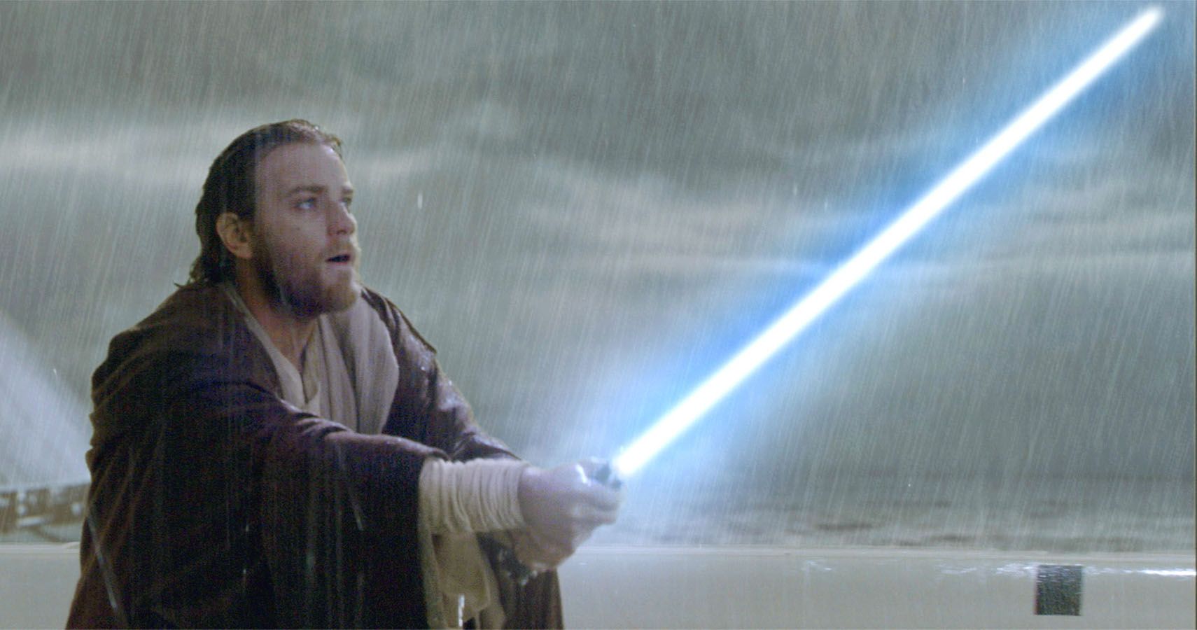 Ewan McGregor as Obi-Wan Kenobi in Episode II Attack of the Clones