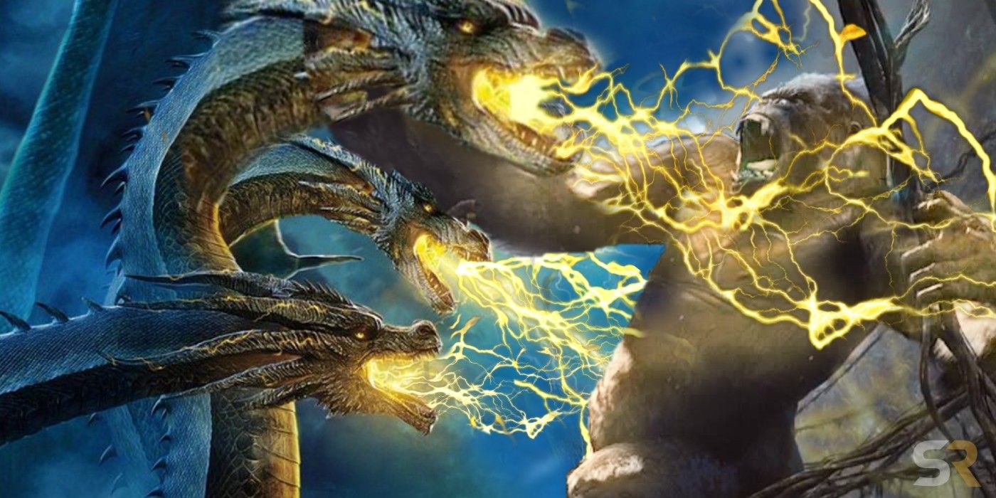King Adora Godzilla Godzilla Fighting King Ghidorah In Godzilla Vs My