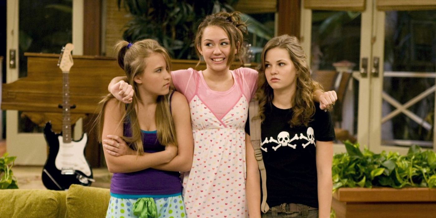 Lilly Miley And Joanie In Hannah Montana