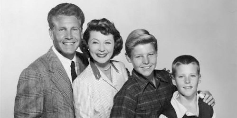 The cast of The Adventures Of Ozzie And Harriet