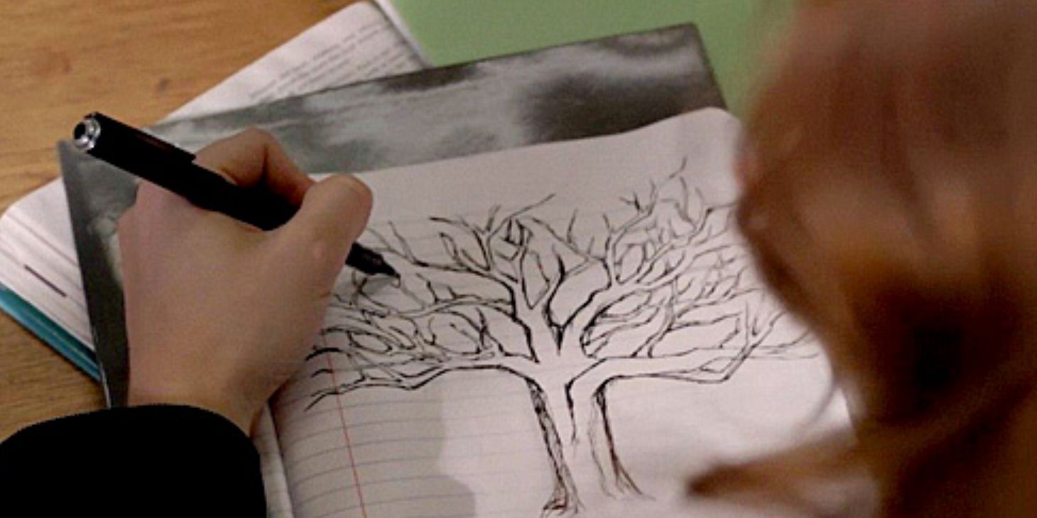 Lydia Draws The Nemeton In Teen Wolf