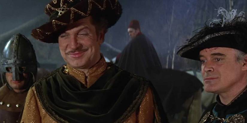 Vincent Price plays prince Prospero in Masque of the Red Death