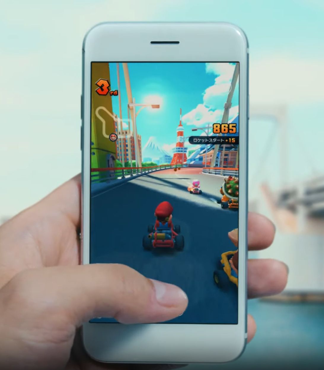Screenshot from Mario Kart Tour