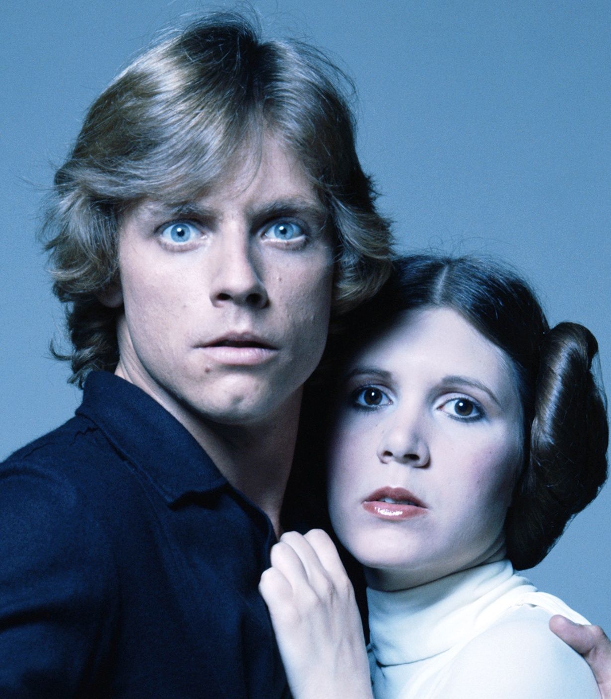 Mark Hamill as Luke Skywalker and Carrie Fisher as Princess Leia in Star Wars Vertical TLDR